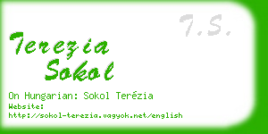 terezia sokol business card